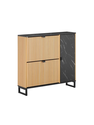SoBuy Schuhschrank in Hell Eiche - (W) 24 x (H) 88 x (L) 90 cm