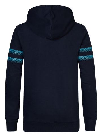 Petrol Industries Bequemer Hoodie Wavewander in Blau