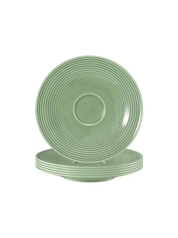 Seltmann Weiden 6er Set Untertassen Beat Color Glaze ø 16,7 cm in Salbeigrün