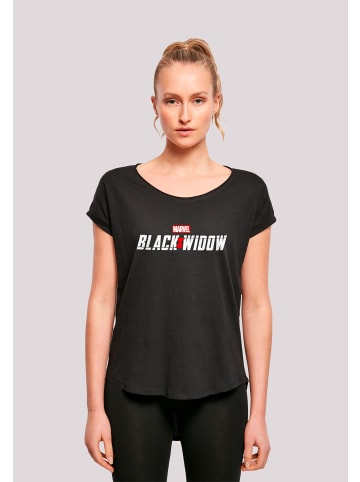 F4NT4STIC T-Shirt Marvel Black Widow Movie Logo in schwarz