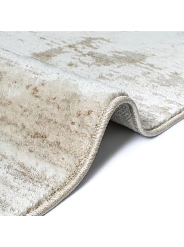 KADIMA DESIGN Kurzflorteppich Abstrakt pflegeleicht Wohnzimmer Schlafzimmer Flur in Beige