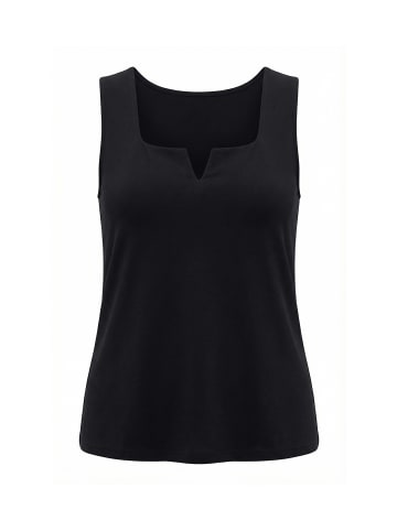 Ulla Popken Strick-Top in schwarz