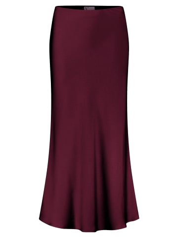 Vera Mont Satinrock wadenlang in Deep Dahlia