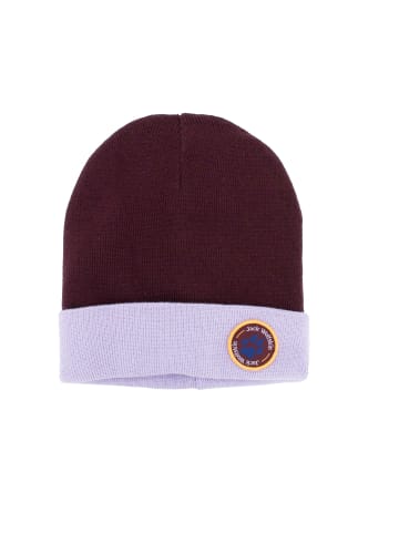 Jack Wolfskin Accessoires Paw Rib Hat Mütze in Lila