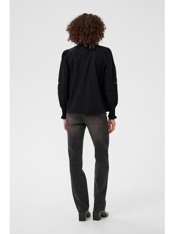 Kaffe Langarm - Hemd KAbella Regular fit in Black Deep