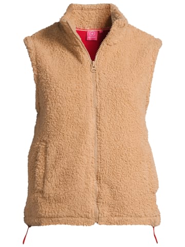 Salzhaut Weste Momang in Camel