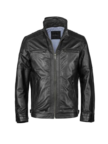Bugatti Lederjacke BUTEODORO in Schwarz