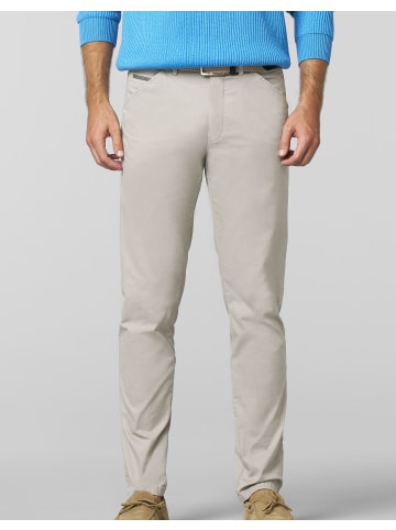 Meyer Hose FANTASY STRUCTURE BAUMWOLL CHINO in stein