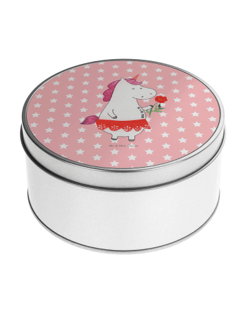 Mr. & Mrs. Panda Aufbewahrungsbox Einhorn Dame ohne Spruch in Rot Pastell