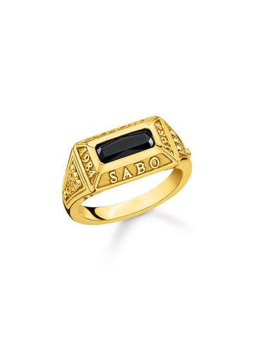 Thomas Sabo Ring in gold, schwarz