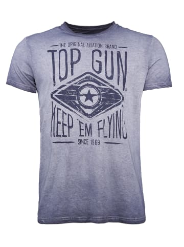 TOP GUN T-Shirt Growl TG20191042 in navy