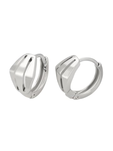 faina Women Huggie Earrings in Silver