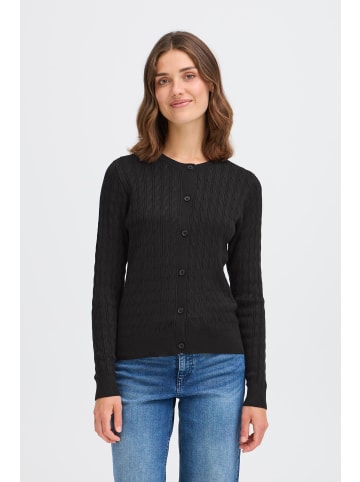 Oxmo Strickjacke OXISASJA in schwarz