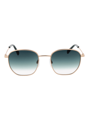 Bulget Frauen Sonnenbrille Panto Gold
