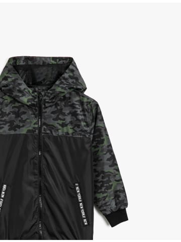 KOTON Jacksacken in Khaki Gemustert