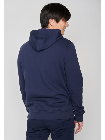 GreenBomb Hoodie Nature Mountain Circle in Marineblau