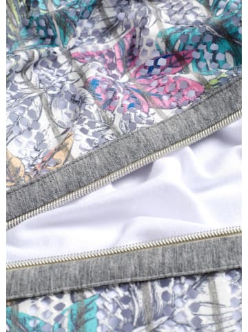 GOLDNER Kurzgröße:  Hautschmeichelndes Shirt-Set in minttürkis / rosé / gemustert