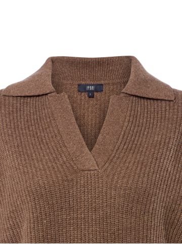 IPURI Strickpullover in braun - 0004