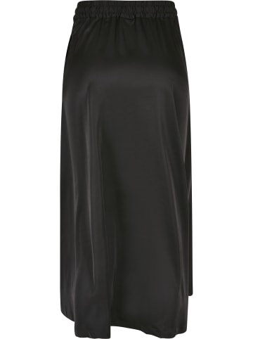 Urban Classics Urban Classics Damen Ladies Satin Midi Skirt in black