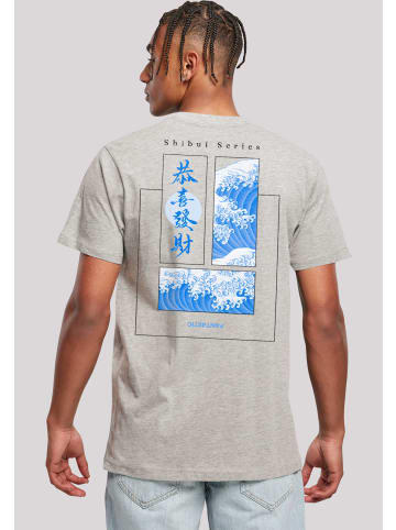 F4NT4STIC T-Shirt Shibui Series Japan Streetstyle in grau meliert