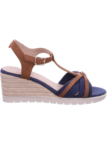 s.Oliver Keilsandalette in blau