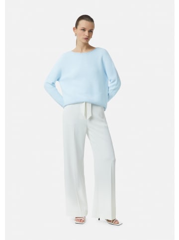 comma Strickpullover langarm in Blau