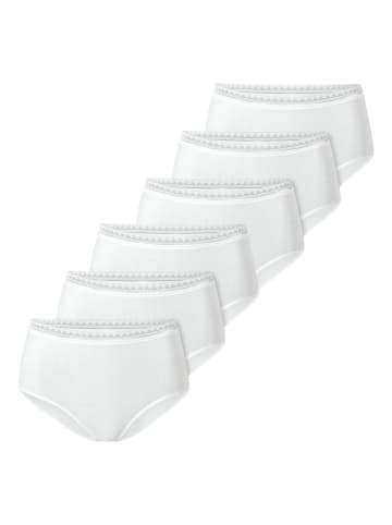 Schiesser Slip 6er Pack in Weiß