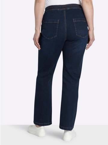 sheego Schlupfjeans in dark blue