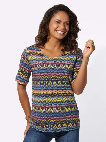 WITT WEIDEN Shirt in erika-marine-bedruckt