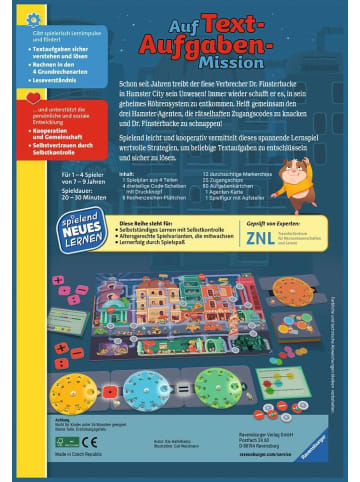 Ravensburger Ravensburger Lernspiel Auf Textaufgaben-Mission in bunt
