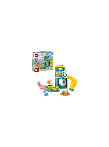 LEGO Klemmbausteineset Bluey und Chloe auf dem Spielplatz, ab 4 Jahre
