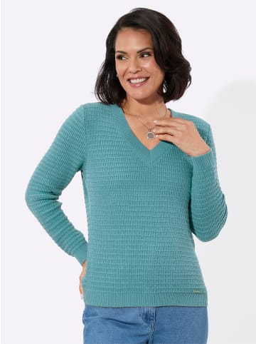 WITT WEIDEN V-Pullover in ozean