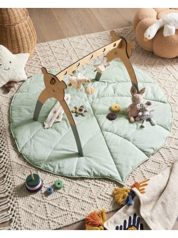 Beliani Krabbelmatte EOLIA in Grün - (W) 110 x (H) 3 x (L) 110 cm