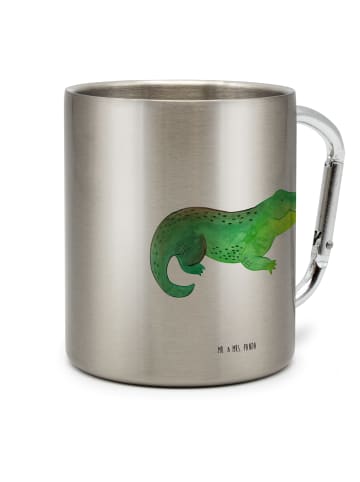 Mr. & Mrs. Panda Kaffeetasse Krokodil ohne Spruch in Silber