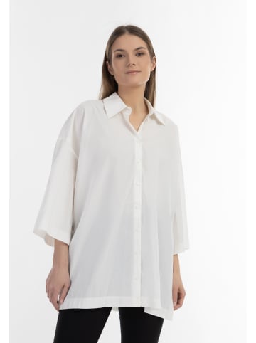 RISA Oversized Hemd in Wollweiss