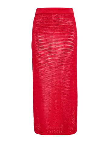 ebeeza Damen Rock in ROT