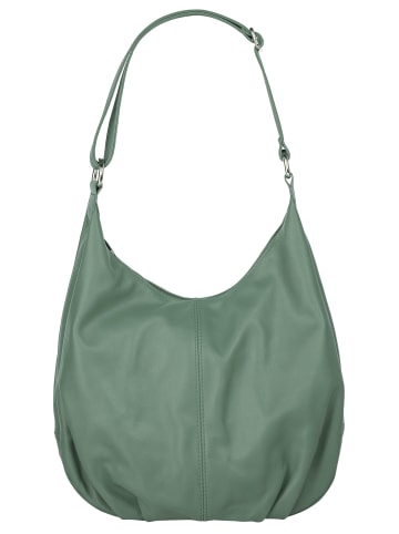 Cluty Shopper echt Leder in grün