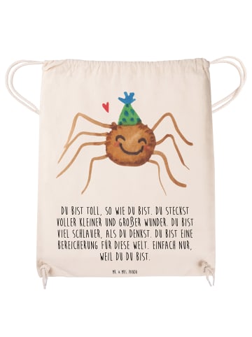 Mr. & Mrs. Panda Säckchen Spinne Agathe Party mit Spruch in Creme