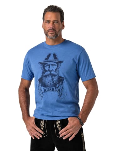 JP1880 Kurzarm T-Shirt in blau