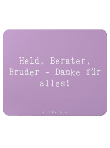 Mr. & Mrs. Panda Mauspad Spruch Held Bruder mit Spruch in Lavendeltraum