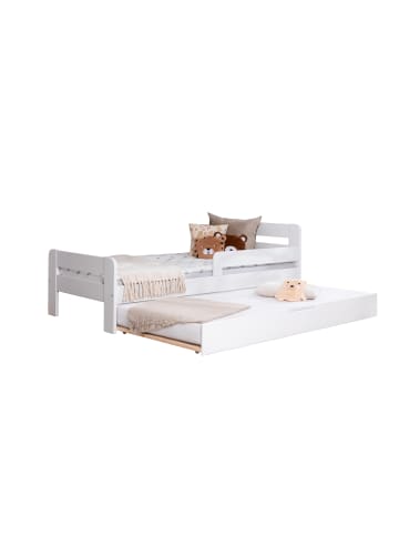 TICAA Einzelbett Bennet in Weiß