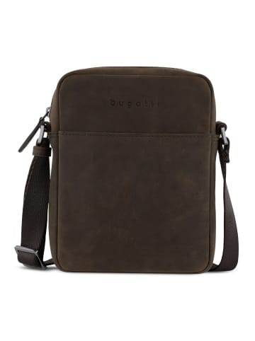 Bugatti Luca Umhängetasche Leder 16 cm braun