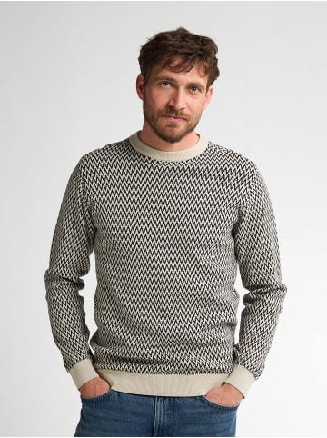 Petrol Industries Jacquard Pullover Juneau in Weiß