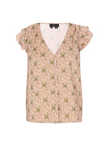 faina Blouse in beige multicolor