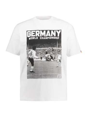 JP1880 Kurzarm T-Shirt in schneeweiß