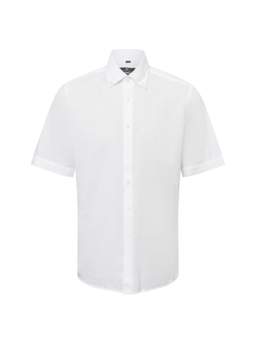 Nils Sundström Freizeithemd mit Leinen-Anteil in weiß