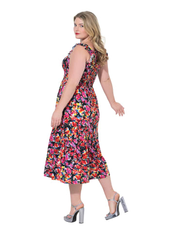 MIAMODA Midikleid in schwarz