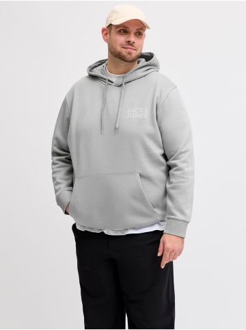 JACK & JONES PLUS Kapuzenpullover in Ultimate Grey