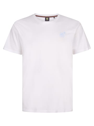 Petrol Industries Jersey-T-Shirt in Übergröße Titanio in Weiß