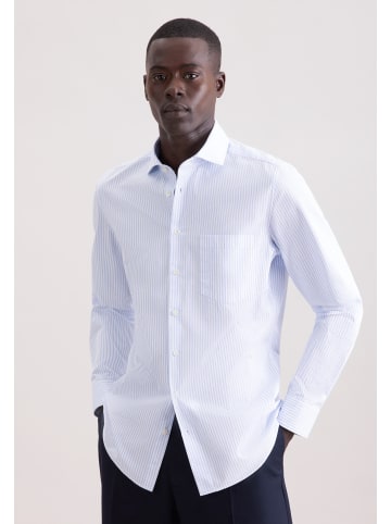 Seidensticker Casual Hemd Slim in Hellblau